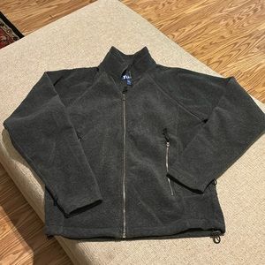 Turfer charcoal Grey Fleece Jacket